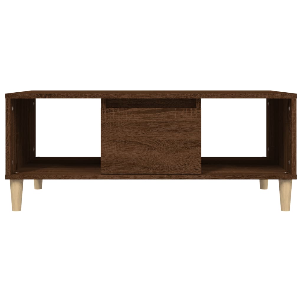 Couchtisch Braun Eichen-Optik 90x50x36,5 cm Holzwerkstoff