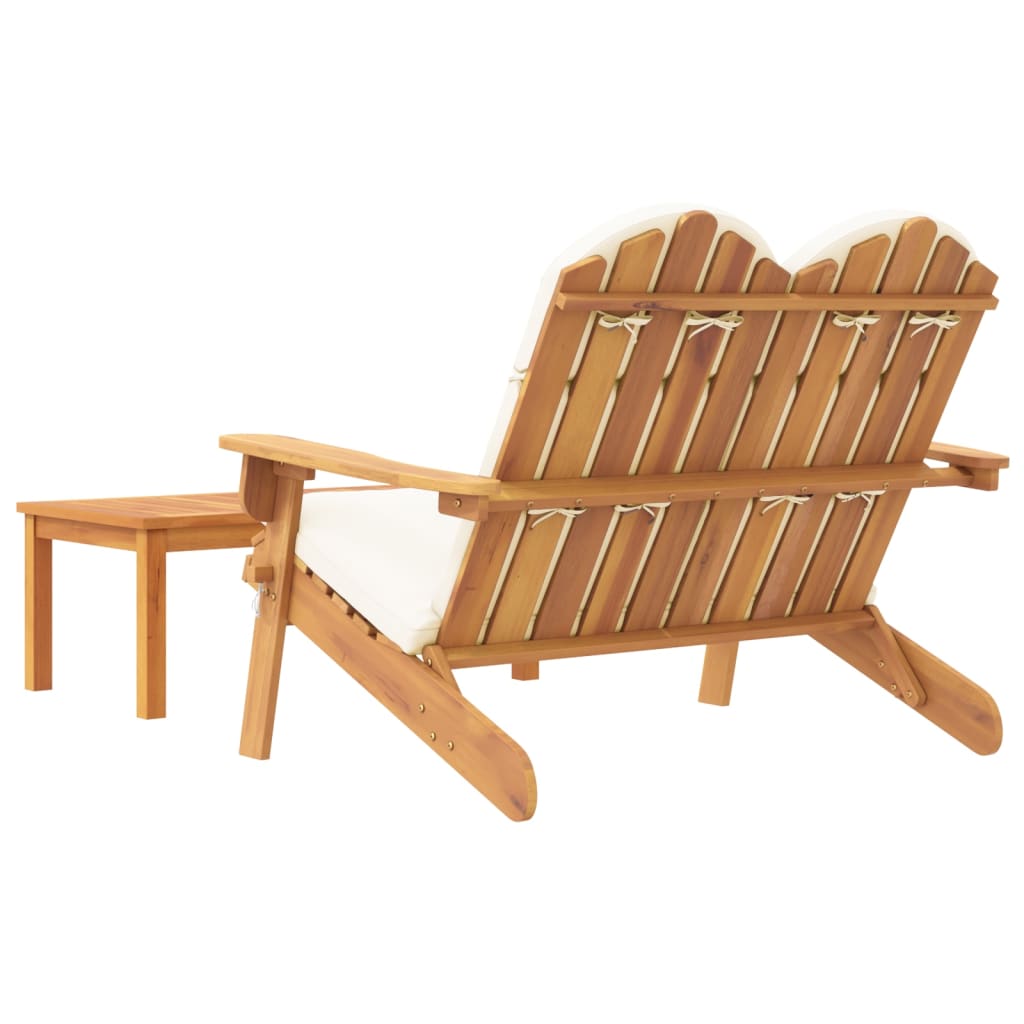 2-tlg. Garten-Lounge-Set Adirondack Massivholz Akazie