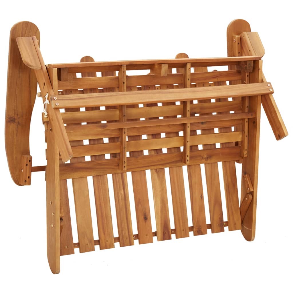 2-tlg. Garten-Lounge-Set Adirondack Massivholz Akazie