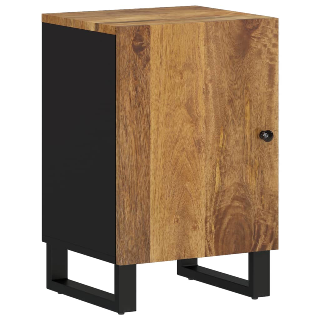 Badschrank 38x33x58 cm Massivholz Mango