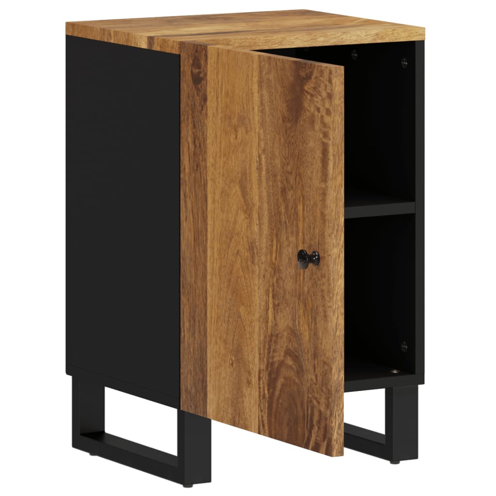 Badschrank 38x33x58 cm Massivholz Mango