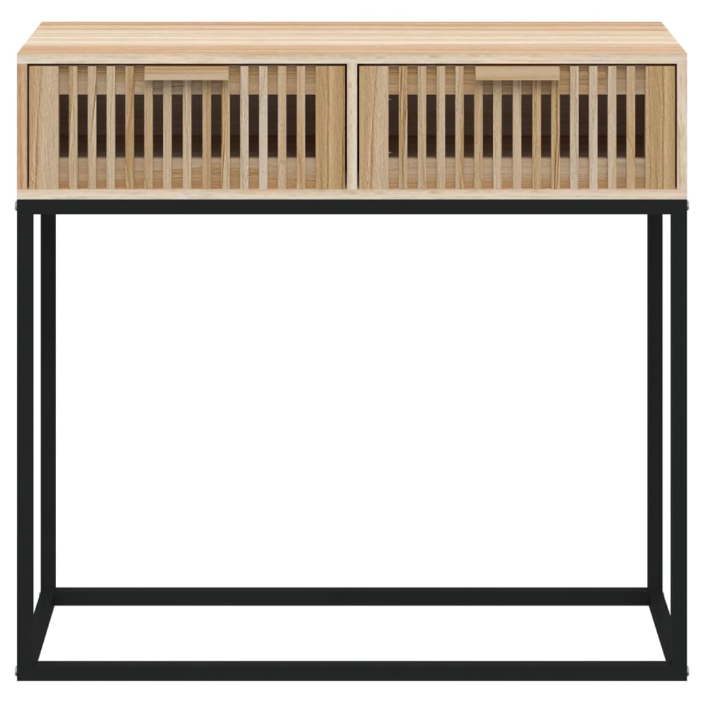 Konsolentisch 80x30x75 cm Holzwerkstoff und Eisen