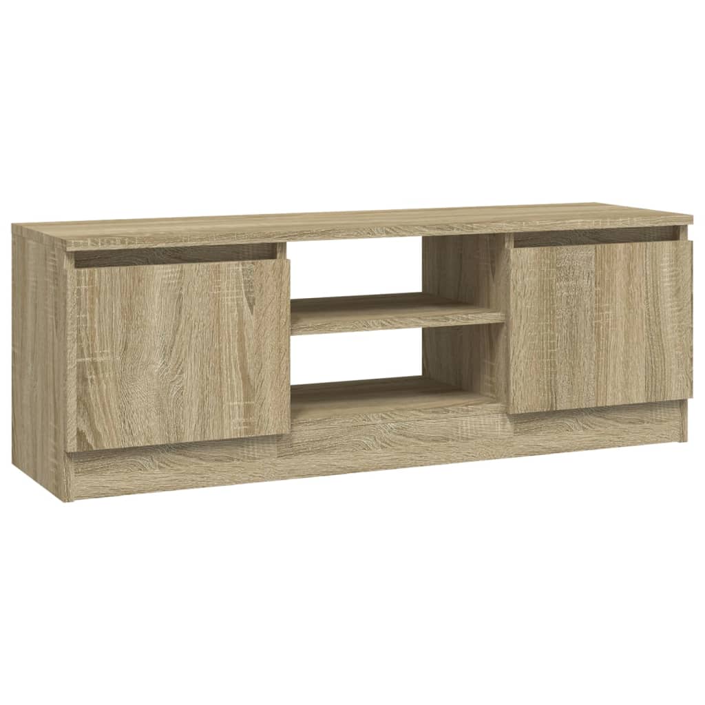 TV-Schrank mit Tür Sonoma-Eiche 102x30x36 cm