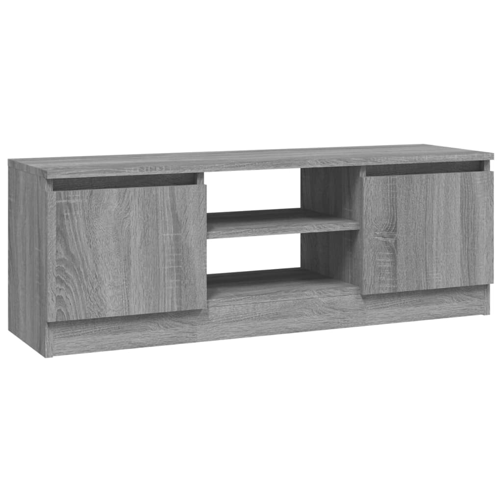 TV-Schrank mit Tür Grau Sonoma 102x30x36 cm