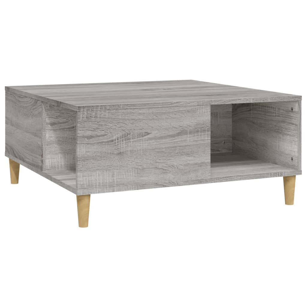 Couchtisch Grau Sonoma 80x80x36,5 cm Holzwerkstoff