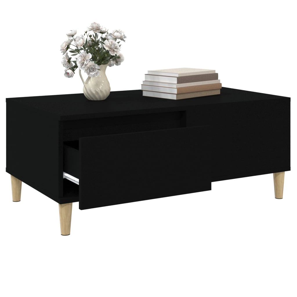 Couchtisch Schwarz 90x50x36,5 cm Holzwerkstoff