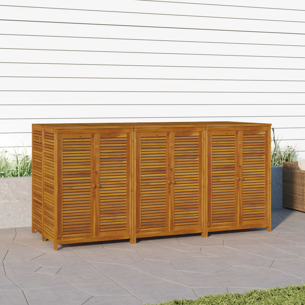 Gartenbox 210x87x104 cm Massivholz Akazie