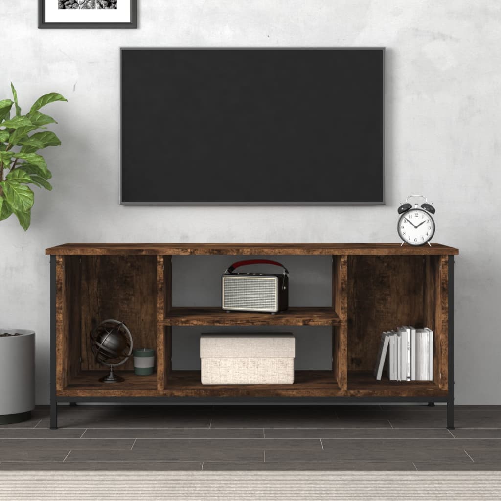 TV-Schrank Räuchereiche 102x35x45 cm Holzwerkstoff