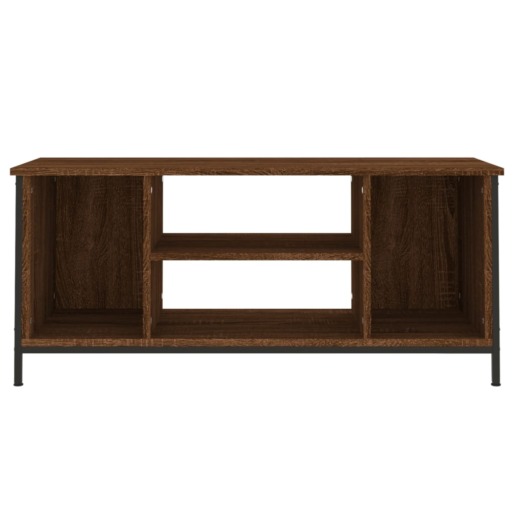 TV-Schrank Braun Eichen-Optik 102x35x45 cm Holzwerkstoff