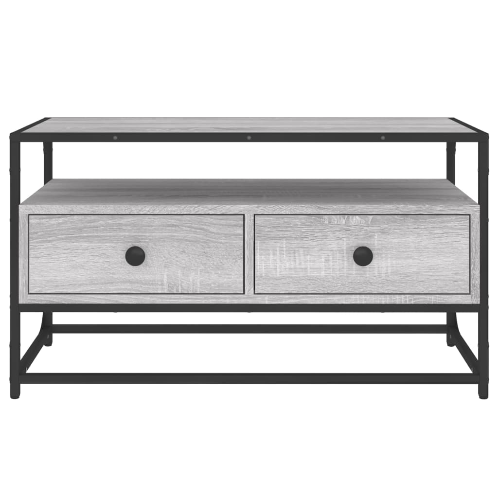 TV-Schrank Grau Sonoma 80x35x45 cm Holzwerkstoff