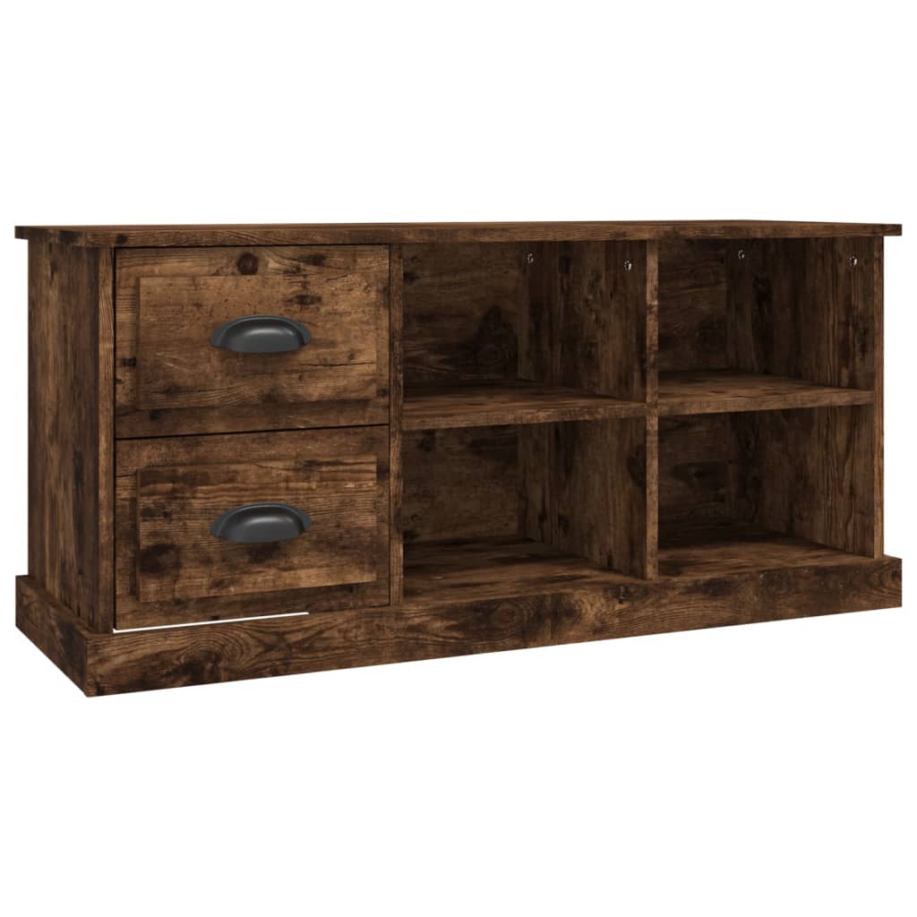 TV-Schrank Räuchereiche 102x35,5x47,5 cm Holzwerkstoff