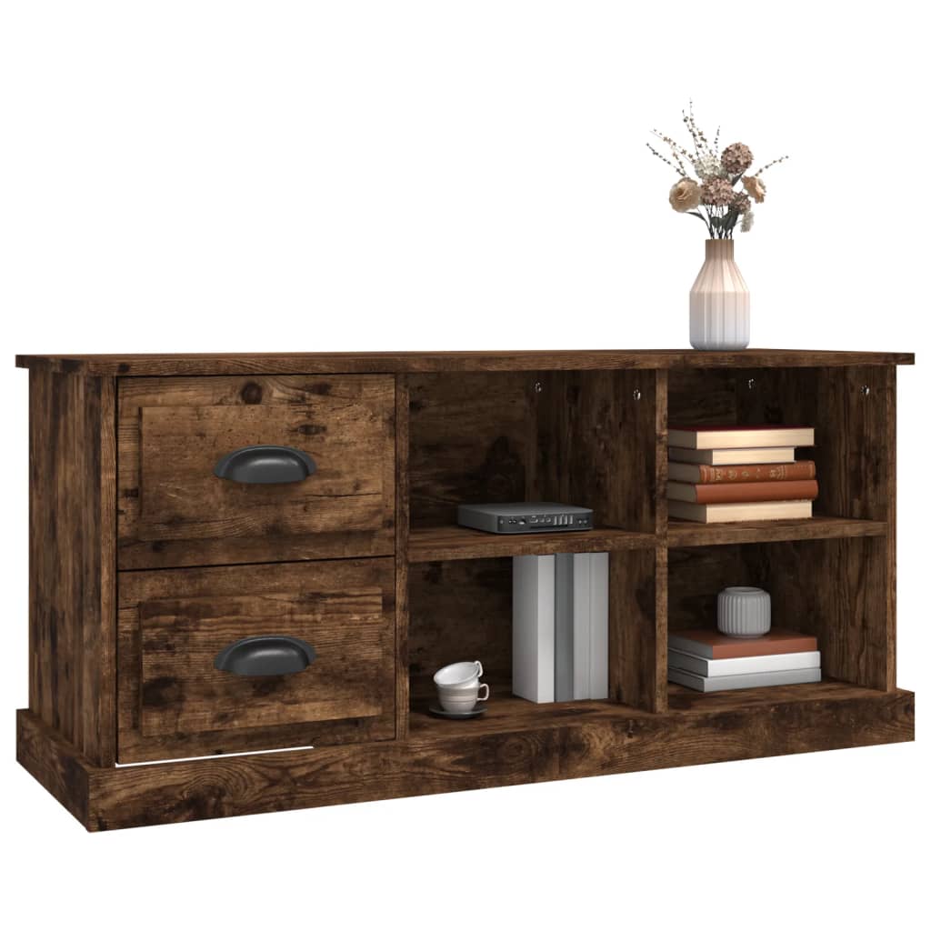 TV-Schrank Räuchereiche 102x35,5x47,5 cm Holzwerkstoff