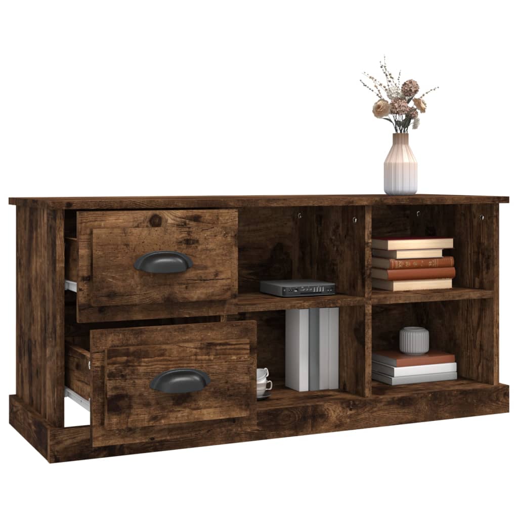 TV-Schrank Räuchereiche 102x35,5x47,5 cm Holzwerkstoff