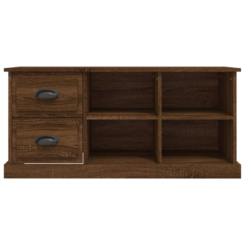 TV-Schrank Braun Eichen-Optik 102x35,5x47,5 cm Holzwerkstoff