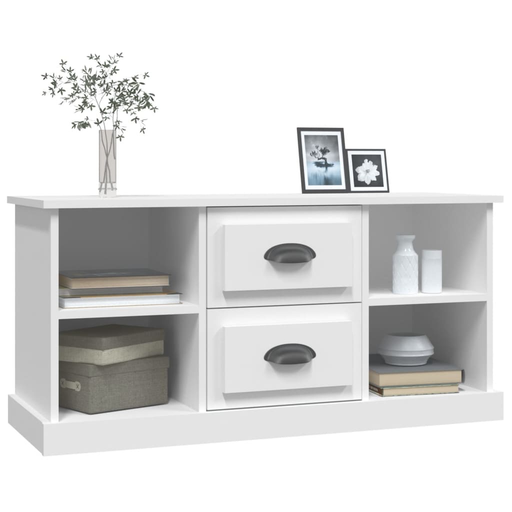 TV-Schrank Weiß 99,5x35,5x48 cm Holzwerkstoff