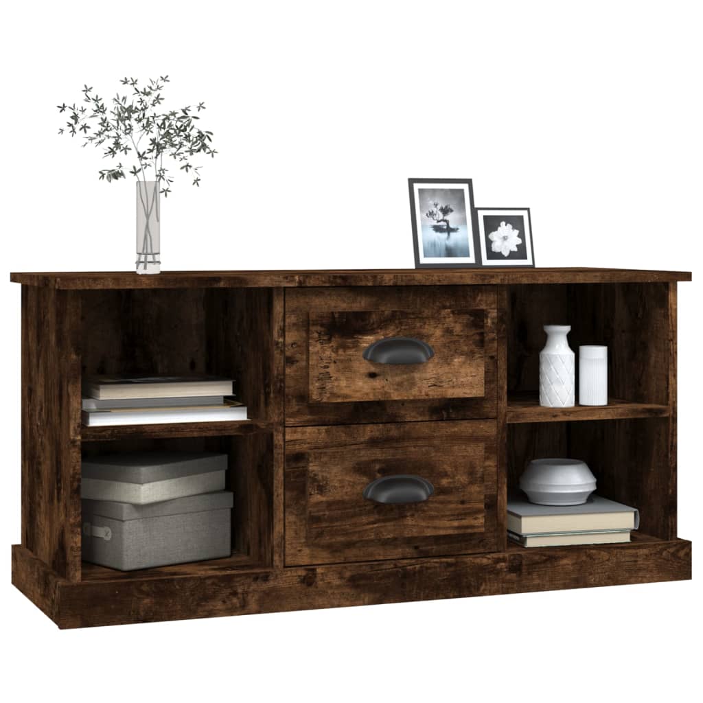 TV-Schrank Räuchereiche 99,5x35,5x48 cm Holzwerkstoff