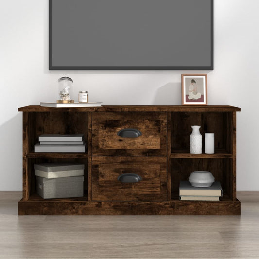 TV-Schrank Räuchereiche 99,5x35,5x48 cm Holzwerkstoff