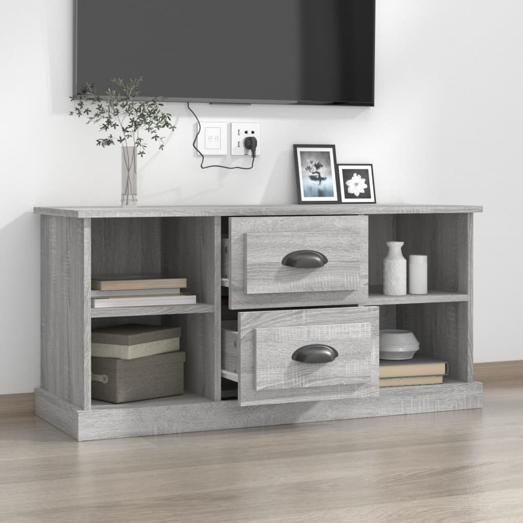 TV-Schrank Grau Sonoma 99,5x35,5x48 cm Holzwerkstoff