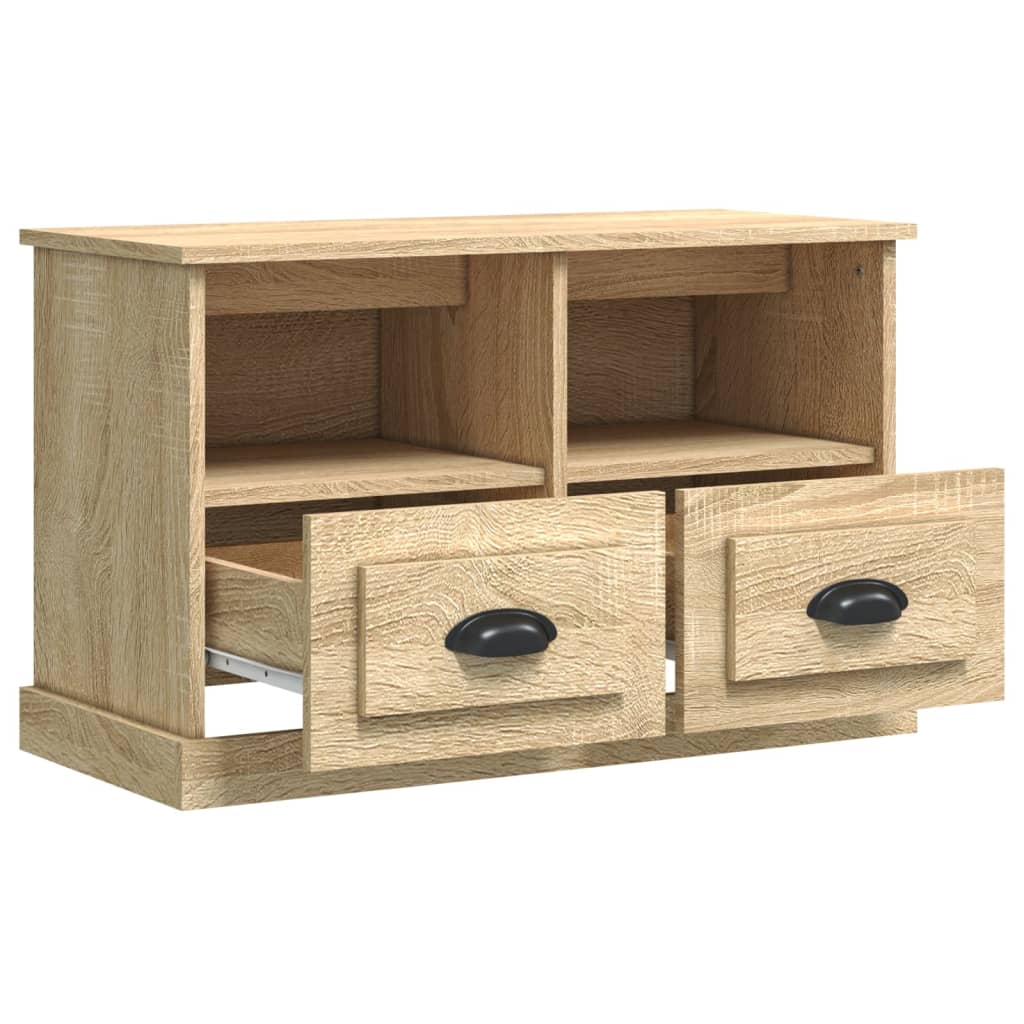 TV-Schrank Sonoma-Eiche 80x35x50 cm Holzwerkstoff