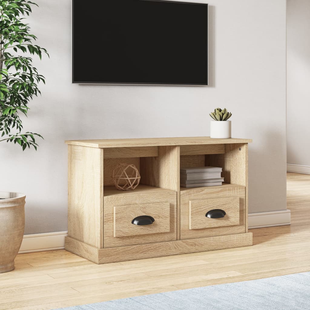 TV-Schrank Sonoma-Eiche 80x35x50 cm Holzwerkstoff