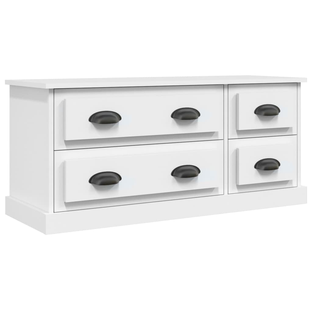 TV-Schrank Weiß 100x35,5x45 cm Holzwerkstoff