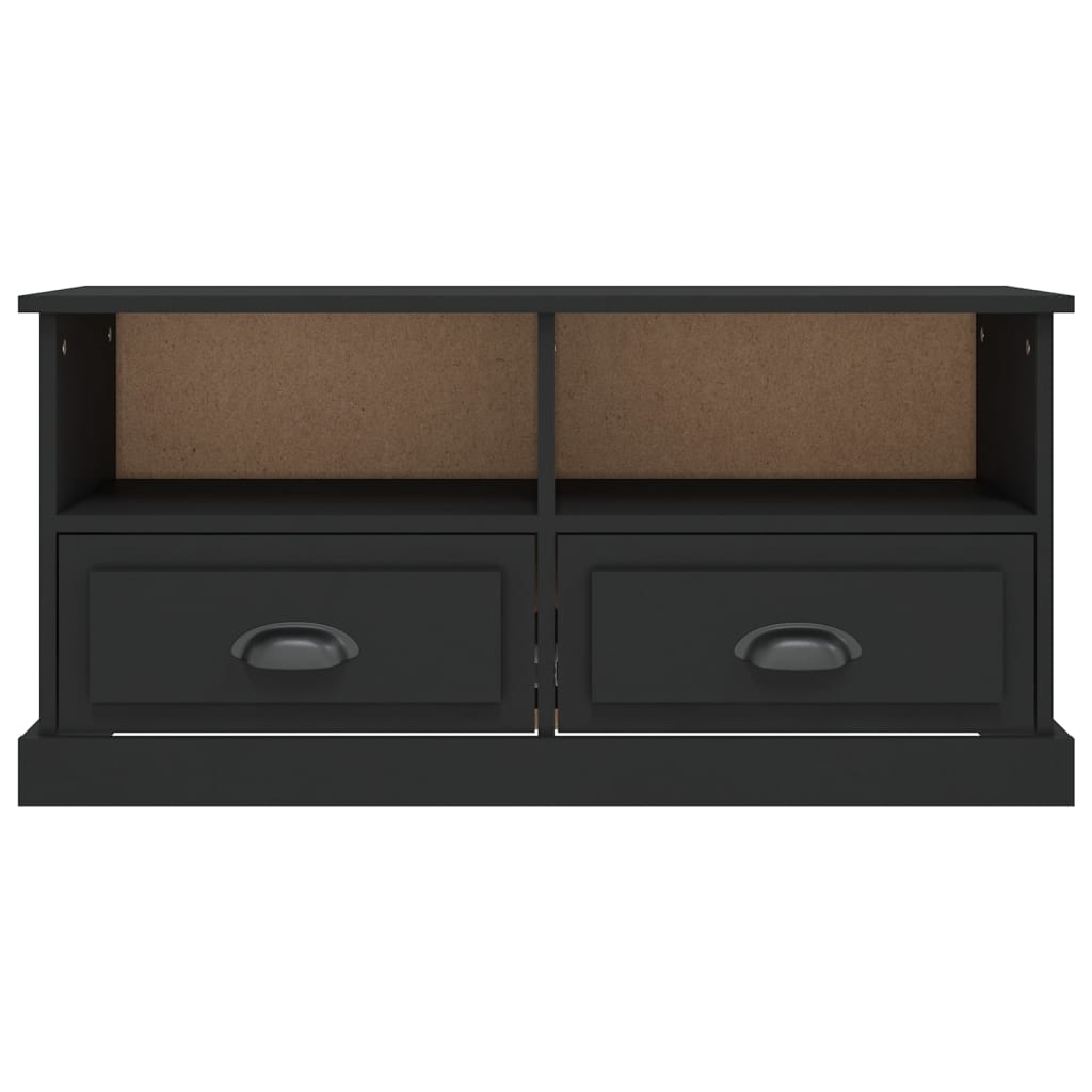 TV-Schrank Schwarz 93x35,5x45 cm Holzwerkstoff