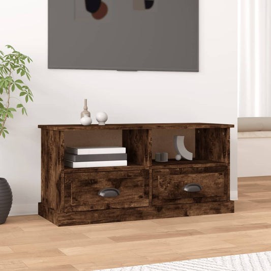 TV-Schrank Räuchereiche 93x35,5x45 cm Holzwerkstoff