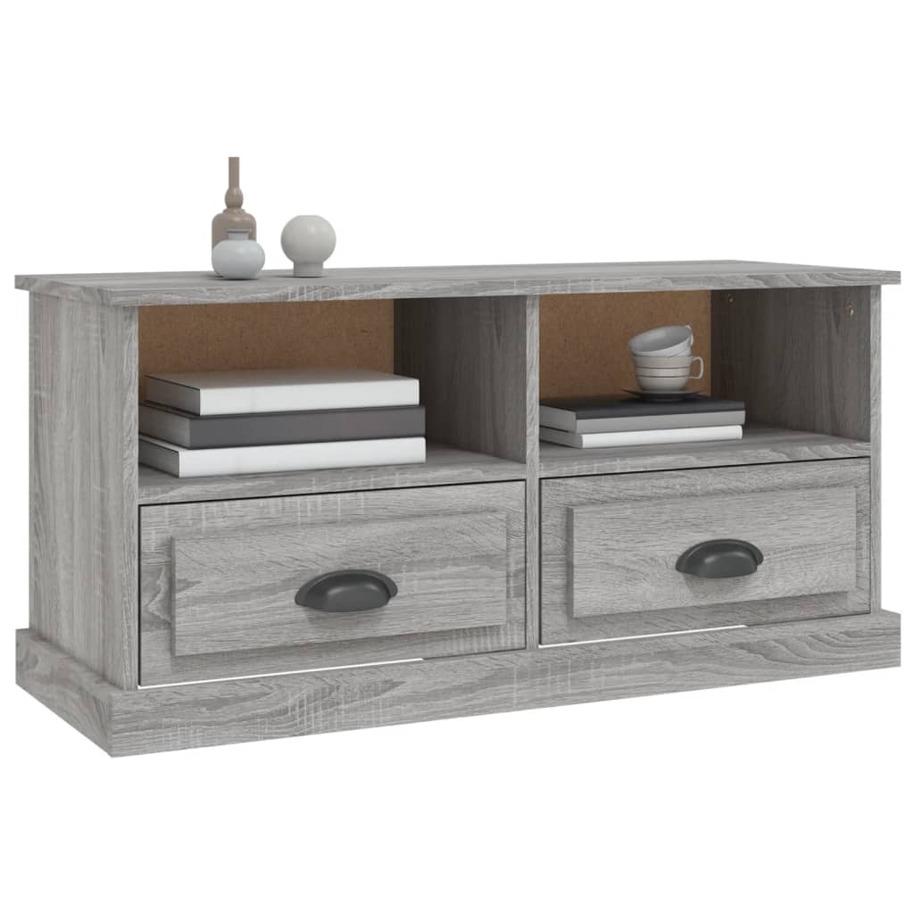 TV-Schrank Grau Sonoma 93x35,5x45 cm Holzwerkstoff