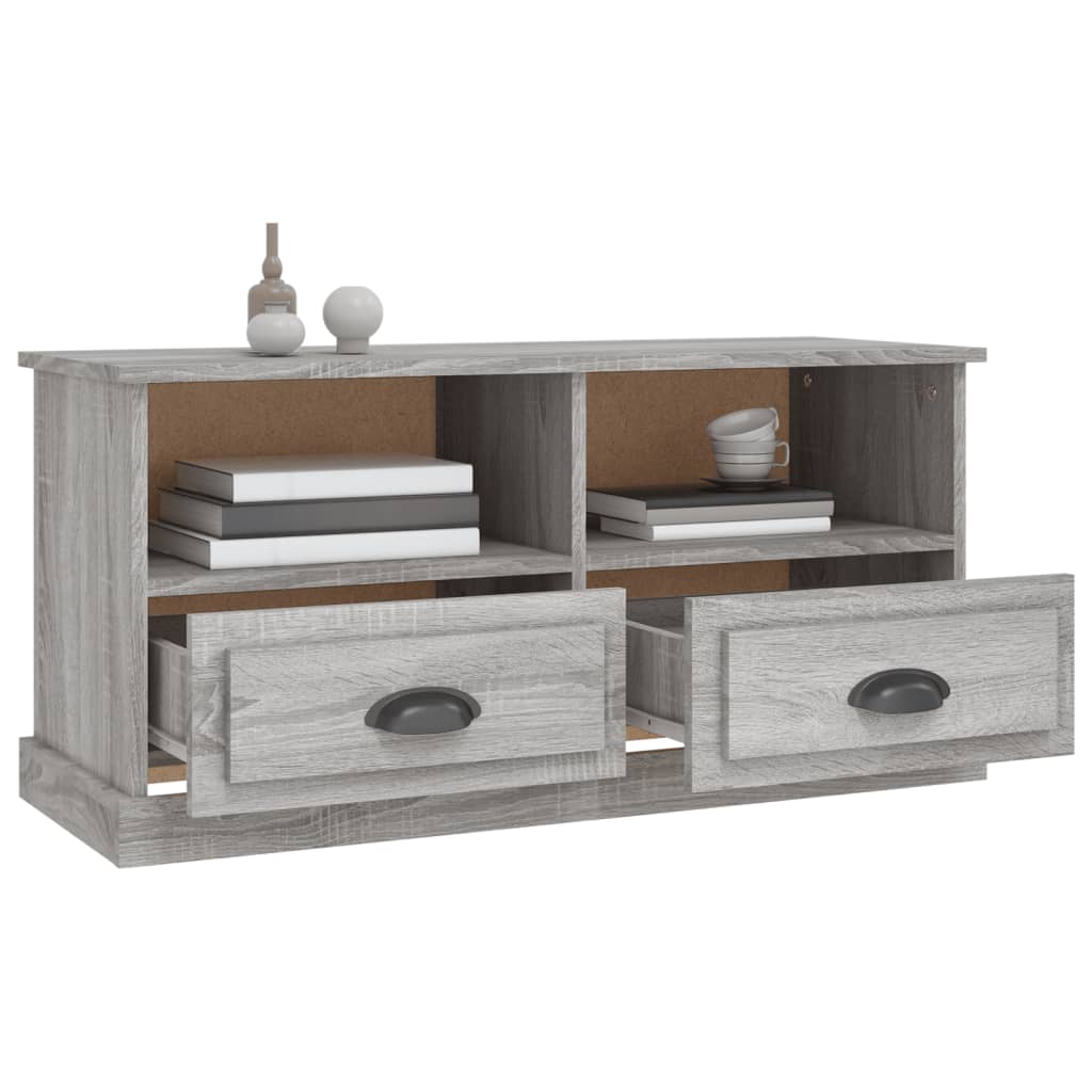 TV-Schrank Grau Sonoma 93x35,5x45 cm Holzwerkstoff