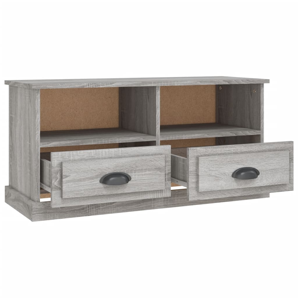 TV-Schrank Grau Sonoma 93x35,5x45 cm Holzwerkstoff