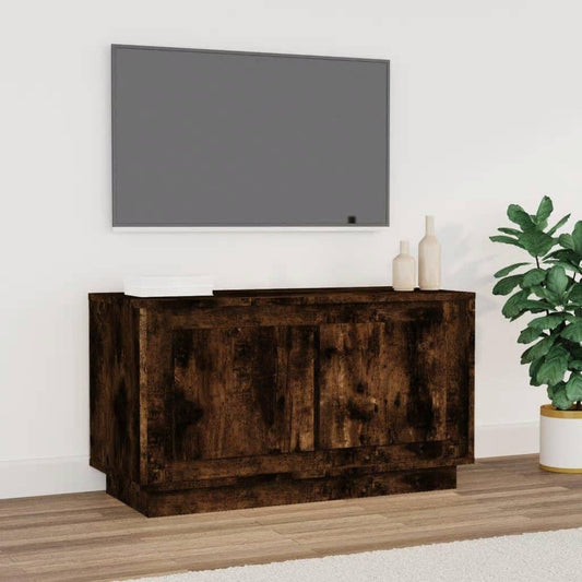 TV-Schrank Räuchereiche 80x35x45 cm Holzwerkstoff