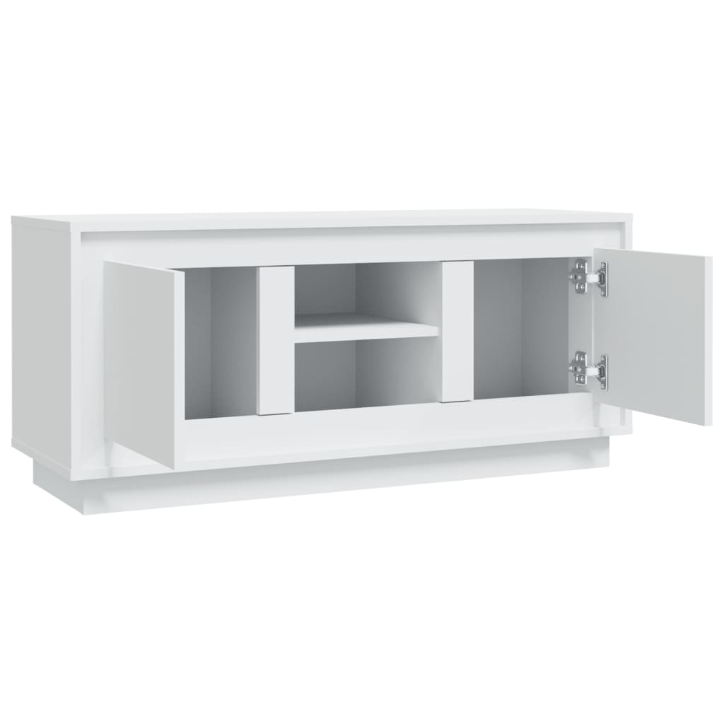 TV-Schrank Weiß 102x35x45 cm Holzwerkstoff