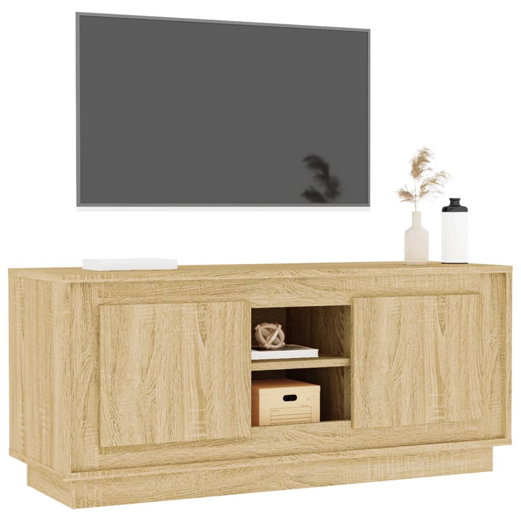 TV-Schrank Sonoma-Eiche 102x35x45 cm Holzwerkstoff