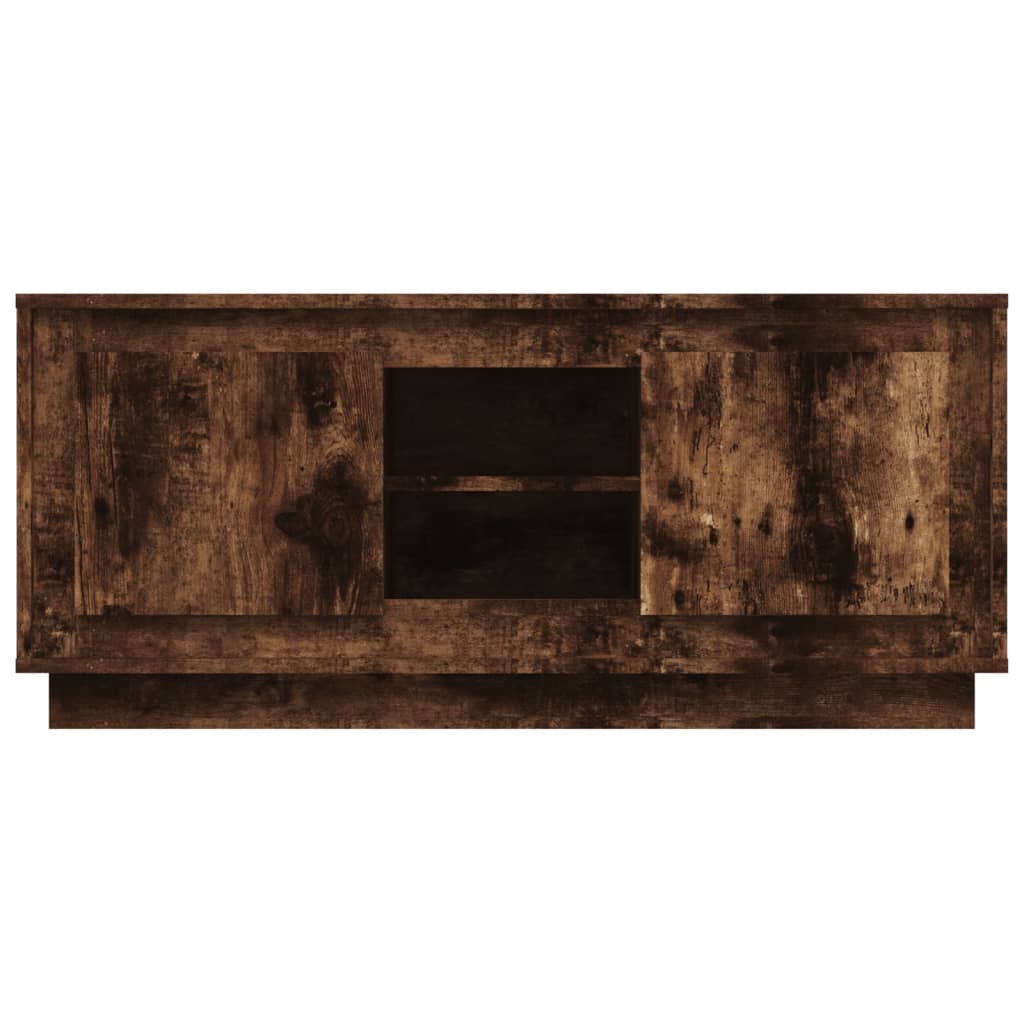 TV-Schrank Räuchereiche 102x35x45 cm Holzwerkstoff