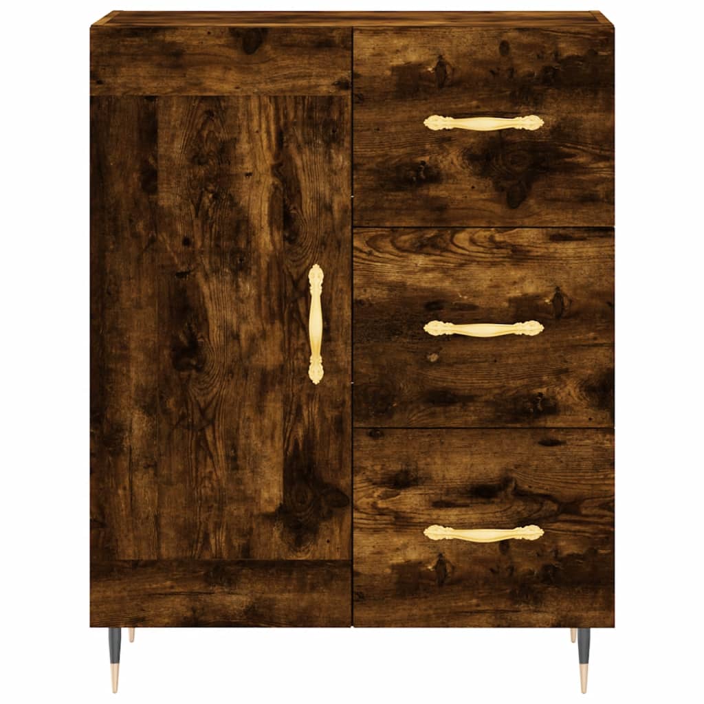 Sideboard Räuchereiche 69,5x34x90 cm Holzwerkstoff