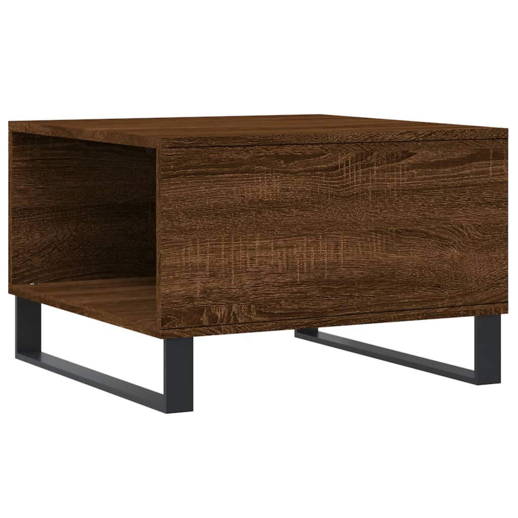 Couchtisch Braun Eichen-Optik 55x55x36,5 cm Holzwerkstoff