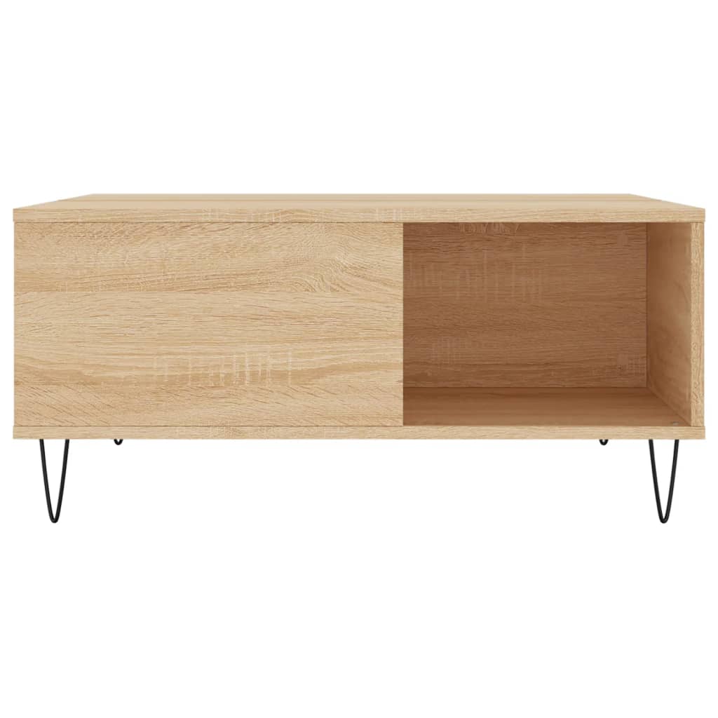 Couchtisch Sonoma-Eiche 80x80x36,5 cm Holzwerkstoff