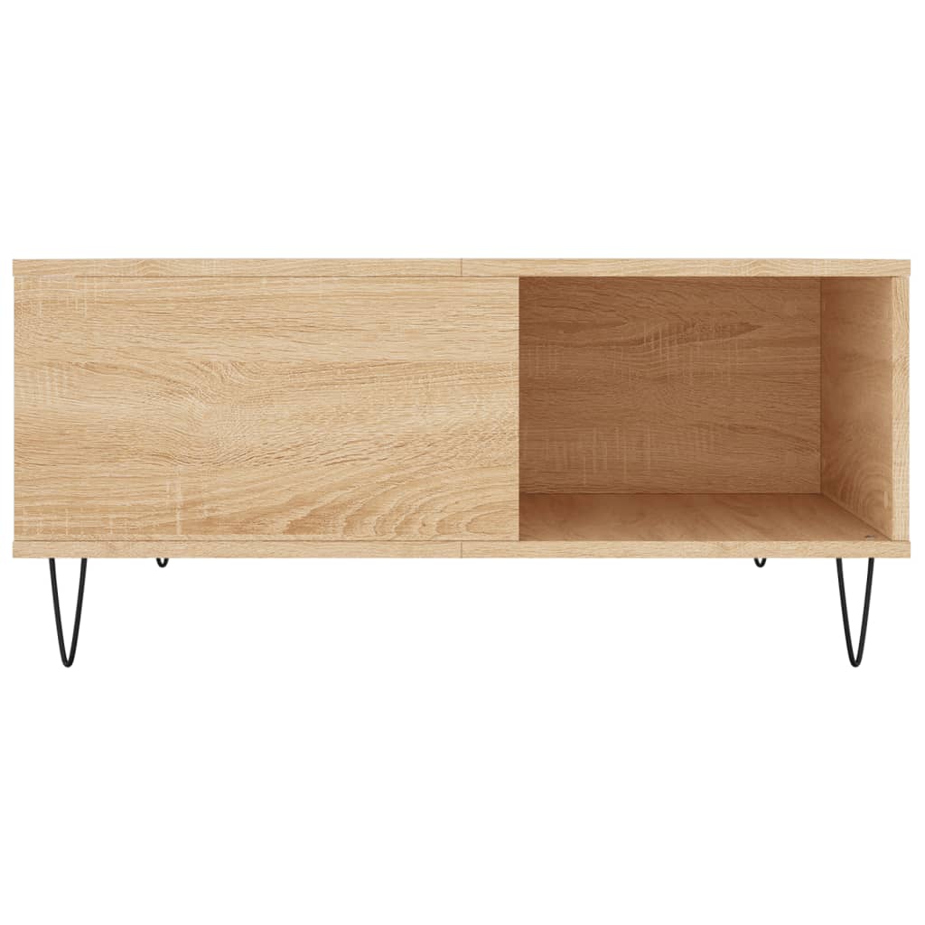 Couchtisch Sonoma-Eiche 80x80x36,5 cm Holzwerkstoff