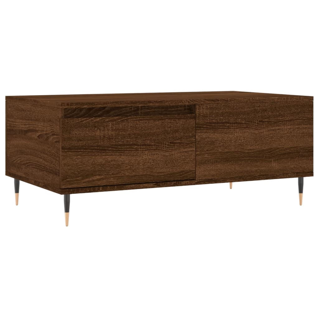 Couchtisch Braun Eichen-Optik 90x50x36,5 cm Holzwerkstoff