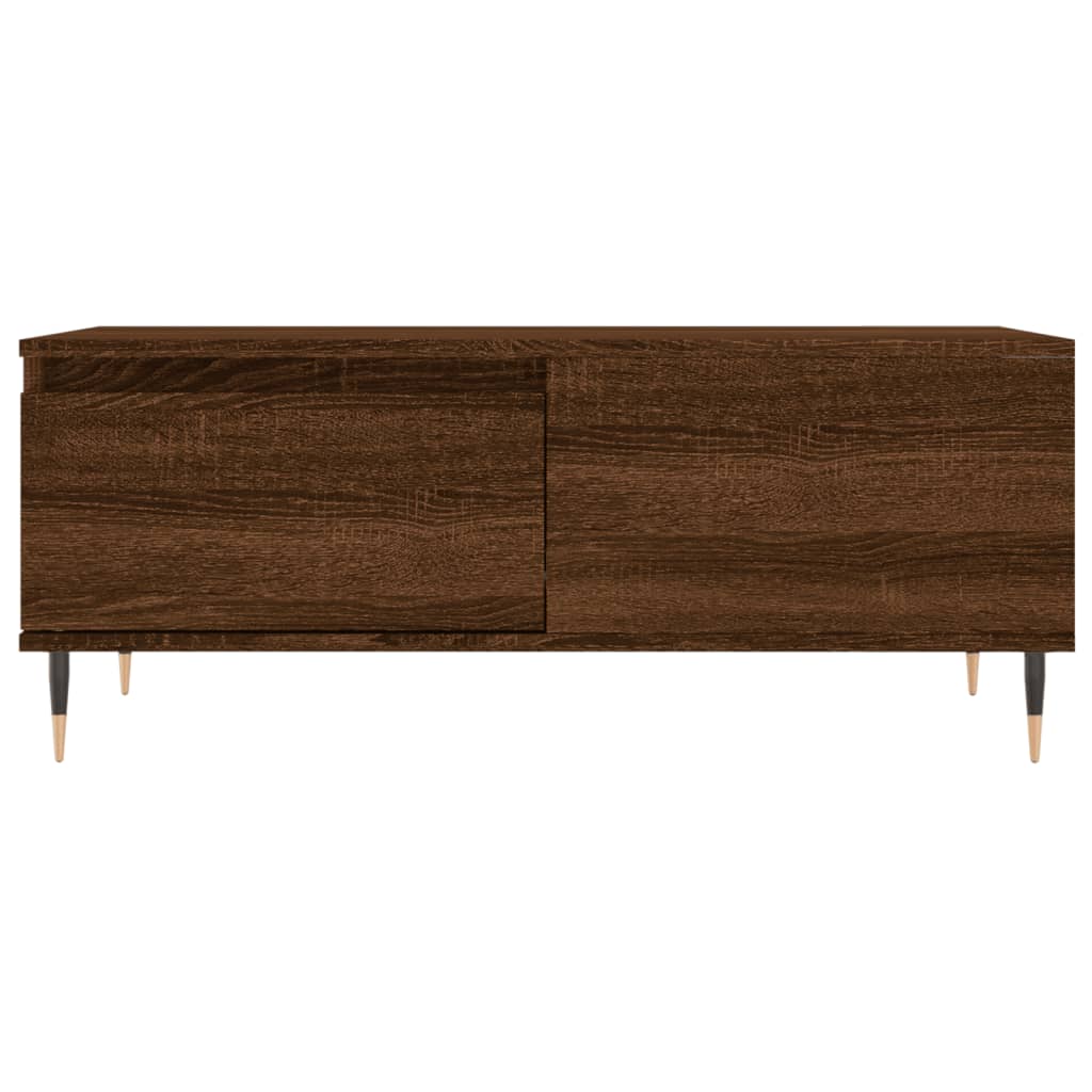 Couchtisch Braun Eichen-Optik 90x50x36,5 cm Holzwerkstoff