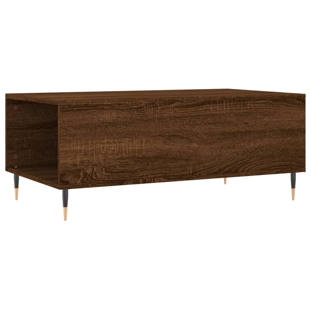 Couchtisch Braun Eichen-Optik 90x50x36,5 cm Holzwerkstoff