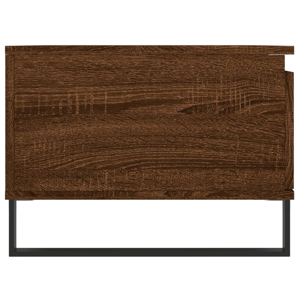 Couchtisch Braun Eichen-Optik 90x50x36,5 cm Holzwerkstoff