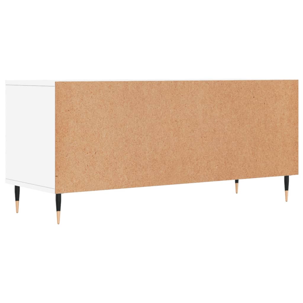 TV-Schrank Weiß 100x34,5x44,5 cm Holzwerkstoff