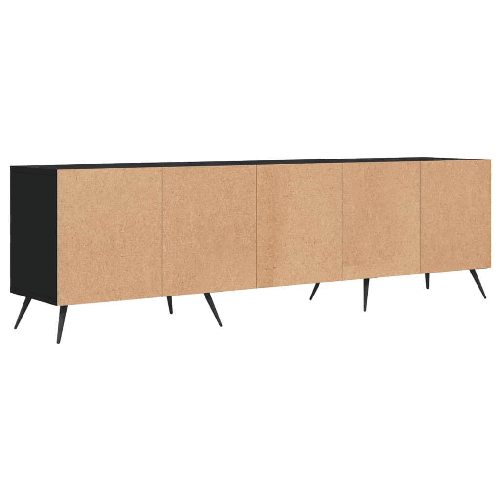 TV-Schrank Schwarz 150x30x44,5 cm Holzwerkstoff