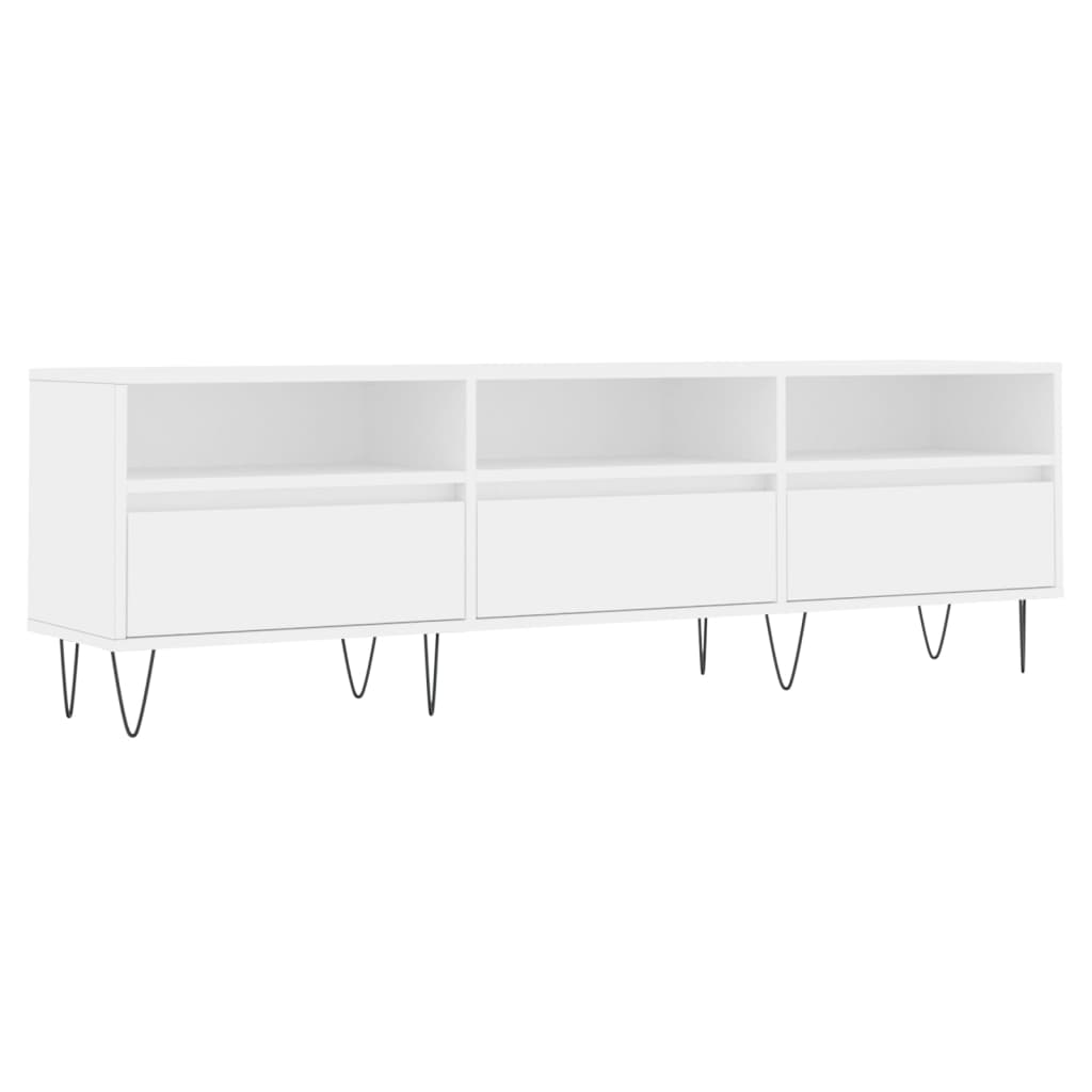 TV-Schrank Weiß 150x30x44,5 cm Holzwerkstoff