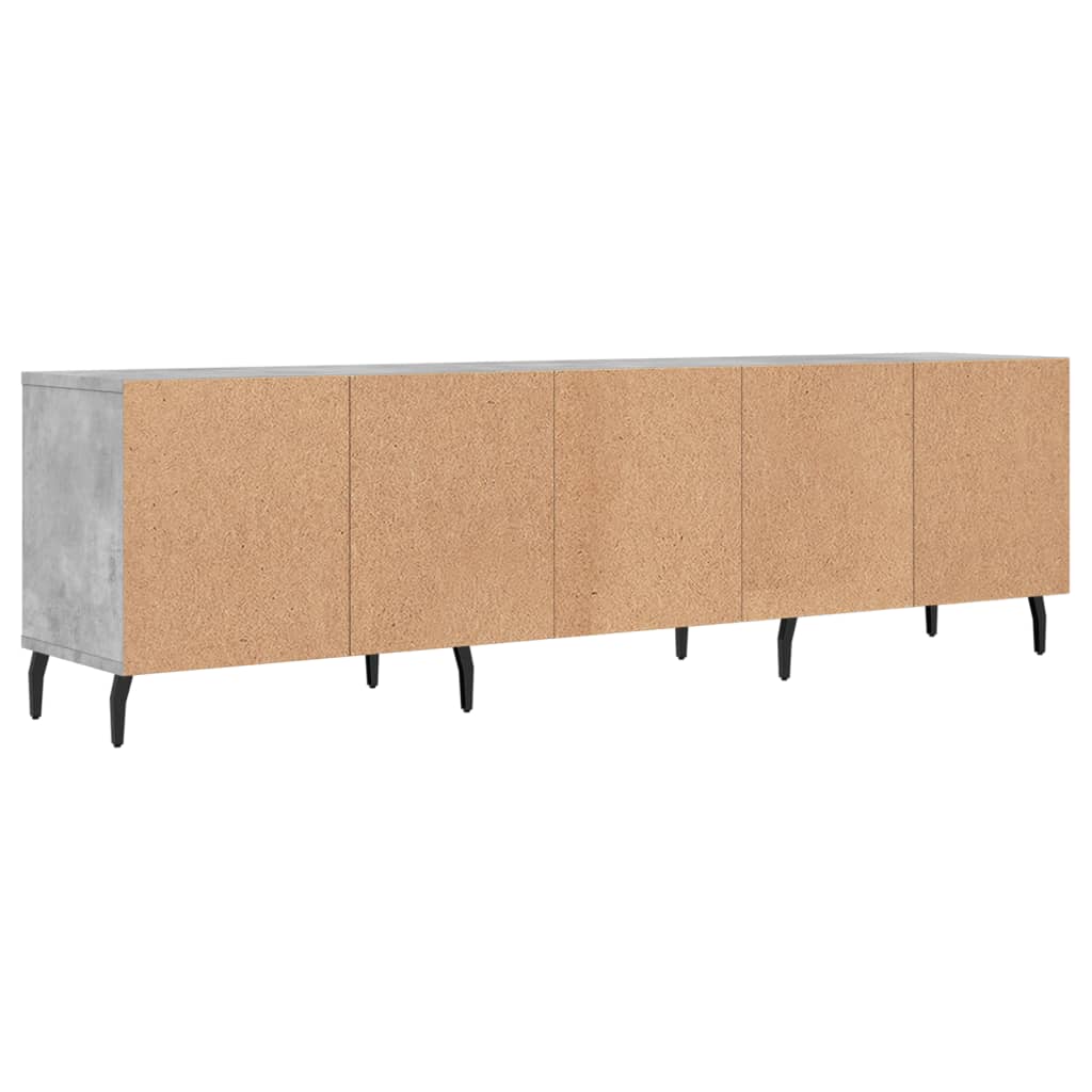 TV-Schrank Betongrau 150x30x44,5 cm Holzwerkstoff