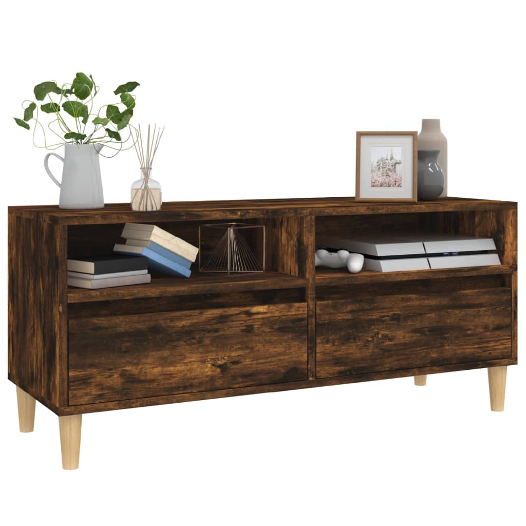 TV-Schrank Räuchereiche 100x34,5x44,5 cm Holzwerkstoff