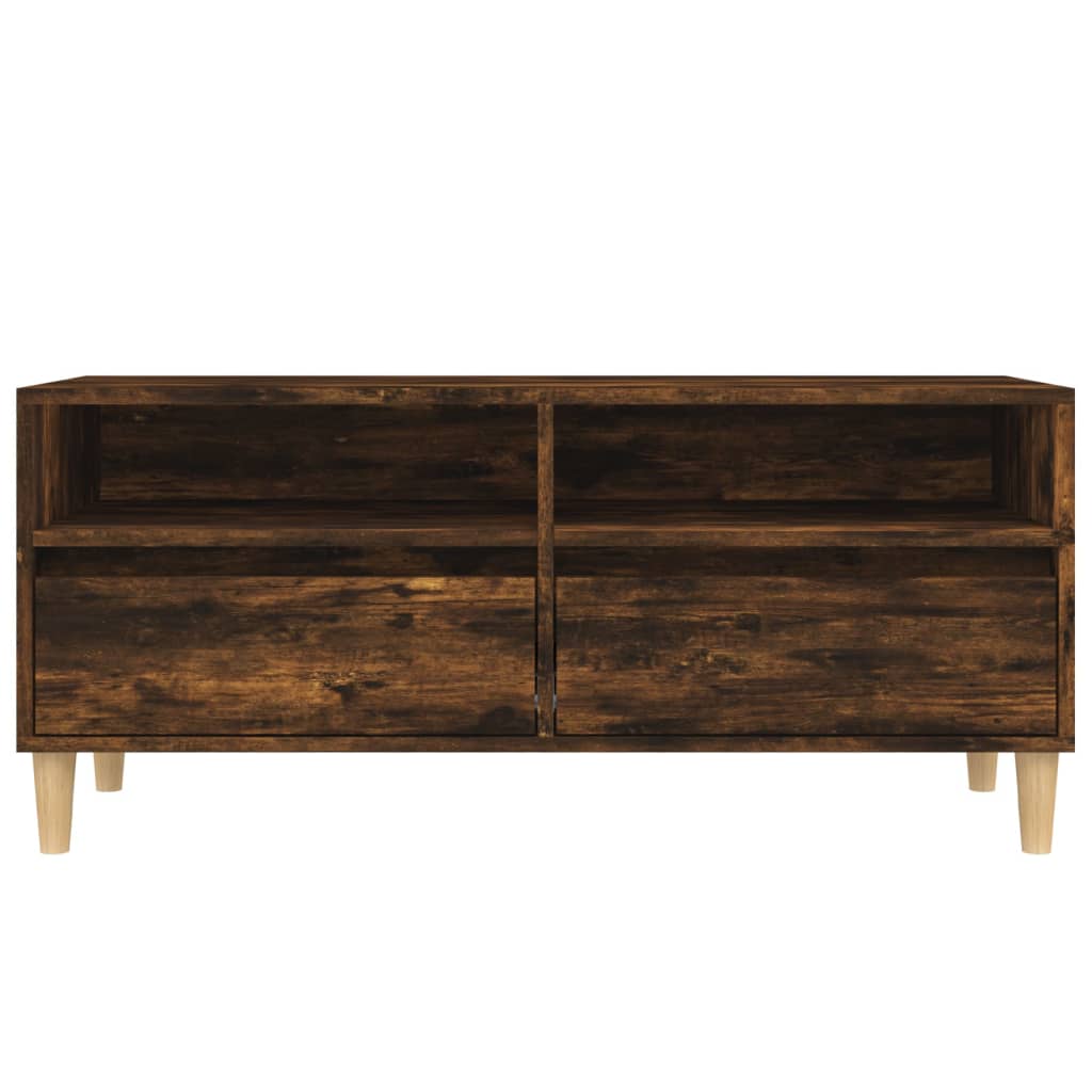 TV-Schrank Räuchereiche 100x34,5x44,5 cm Holzwerkstoff