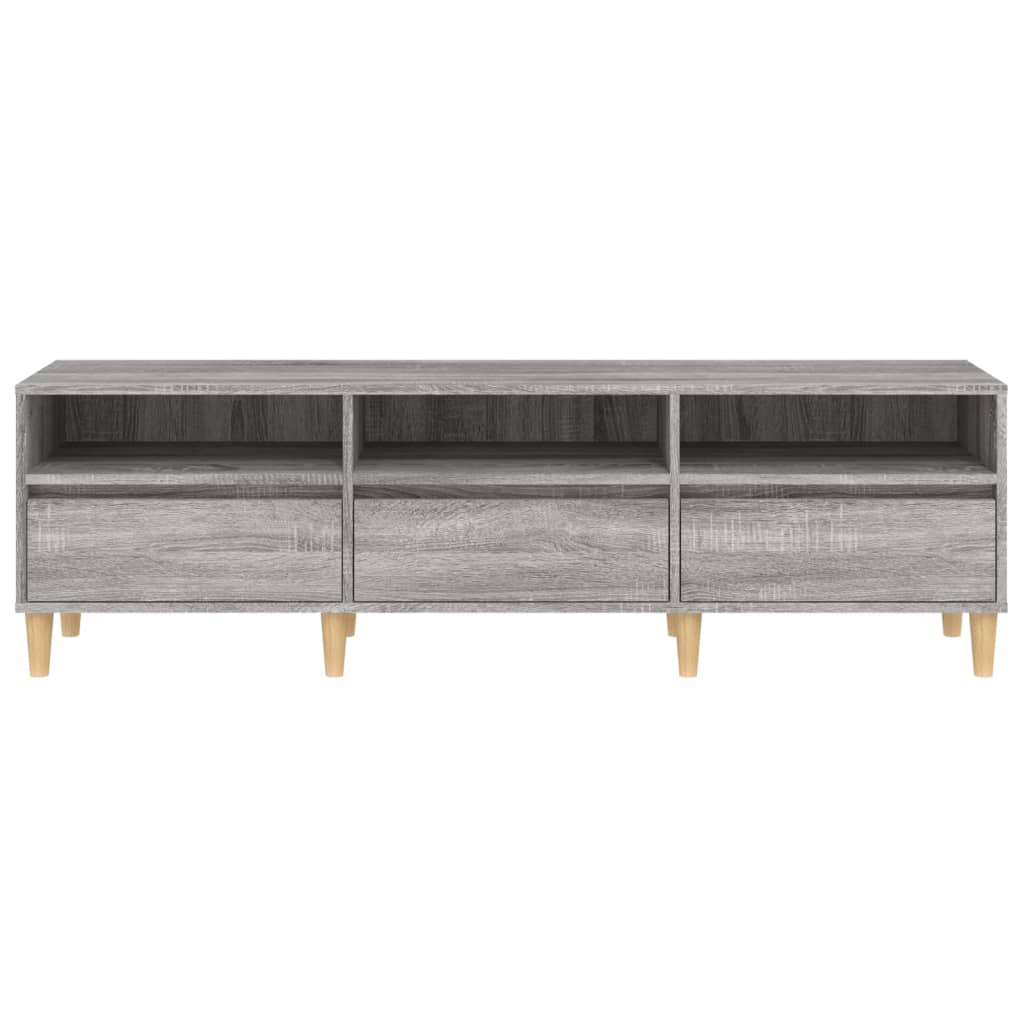 TV-Schrank Grau Sonoma 150x30x44,5 cm Holzwerkstoff