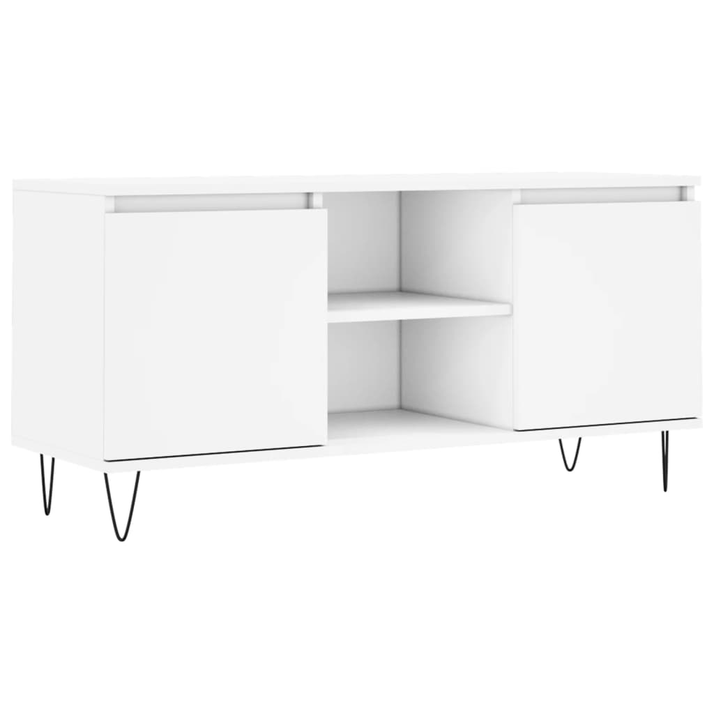 TV-Schrank Weiß 104x35x50 cm Holzwerkstoff